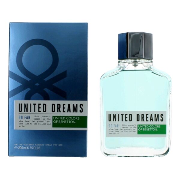 United Dreams Go Far By Benetton 6.7 oz EDT Spray for Men