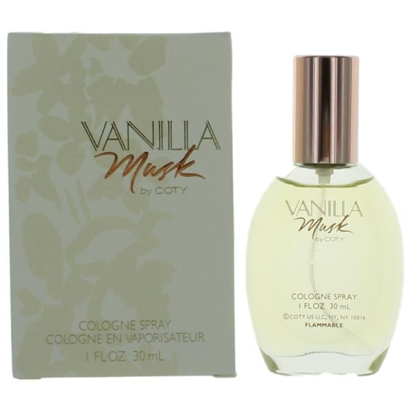 Vanilla Musk By Coty 1 oz Cologne Spray for Women