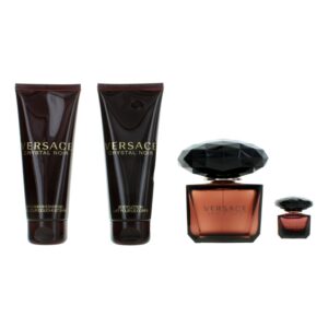 Versace Crystal Noir By Versace 4 Piece Gift Set for