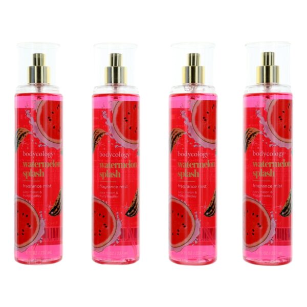 Watermelon Splash By Bodycology 4 Pack 8 oz Fragrance Mist for Women