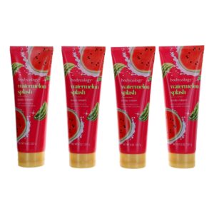 Watermelon Splash By Bodycology 4 Pack 8 oz Moisturizing Body Cream for Women