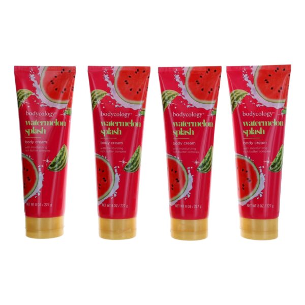 Watermelon Splash By Bodycology 4 Pack 8oz Moisturizing Body Cream women