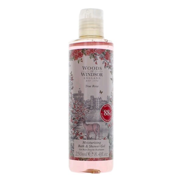 Woods Of Windsor True Rose By Woods Of Windsor 8.4oz Moisturising Bath & Showe Gel women Unboxed